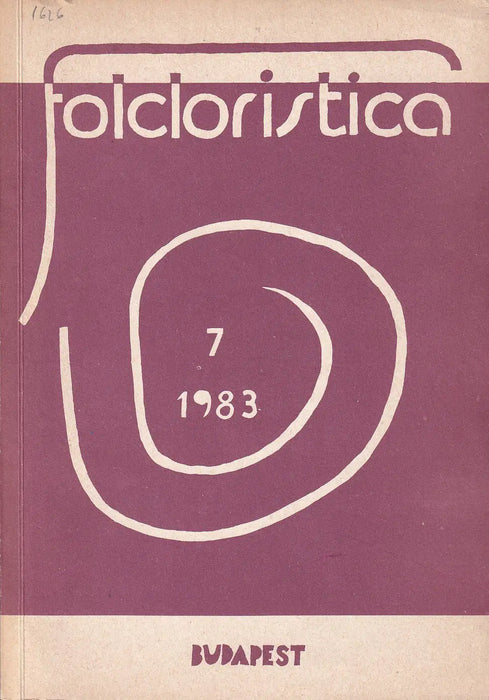 Folcloristica 1983. 7. - Az ujrarajzolt nép - Oskola Antikvárium
