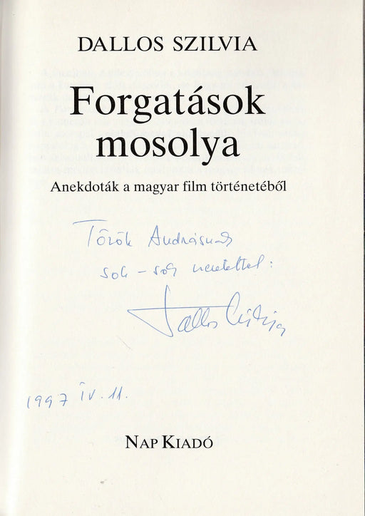 Forgatások mosolya - Oskola Antikvárium
