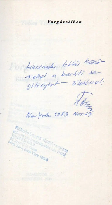 Forgószélben - Oskola Antikvárium