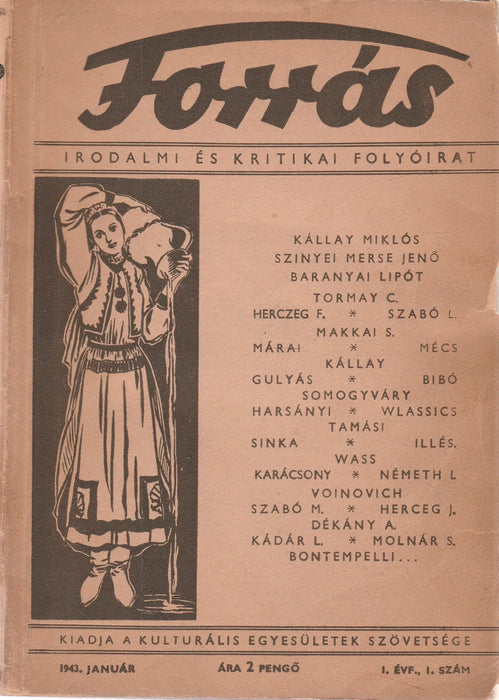 Forrás 1943. I. évfolyam 1. szám - Oskola Antikvárium