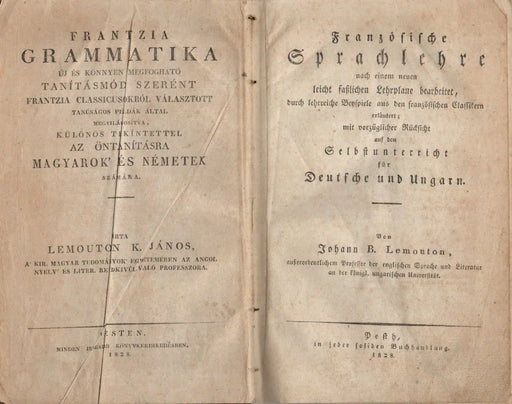 Frantzia grammatika - Französische Sprachlehre - Oskola Antikvárium