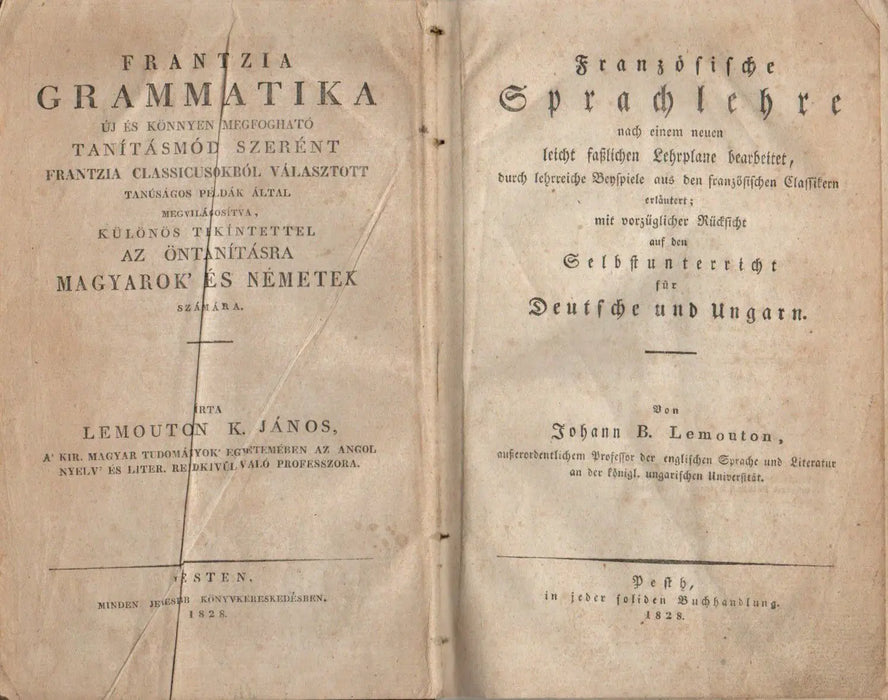 Frantzia grammatika - Französische Sprachlehre - Oskola Antikvárium