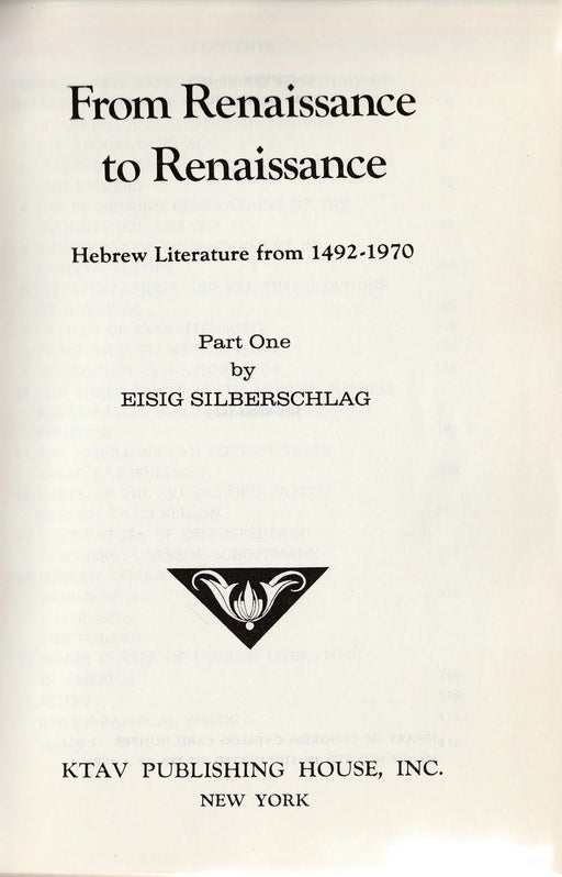 From Renaissance to Renaissance I. - Oskola Antikvárium