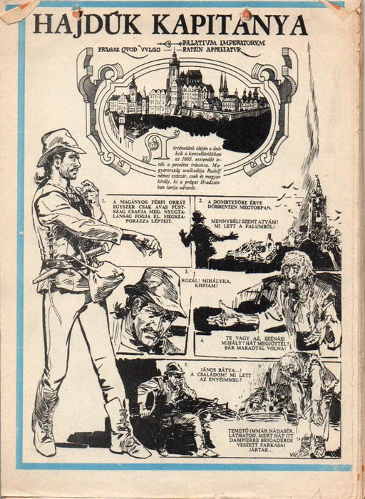 Füles képregények: Hajdúk kapitánya - Cyrano de Bergerac - Blood kapitány viszontagságai - A fekete sombrero - Háború a vadonban - Winnetou - Oskola Antikvárium