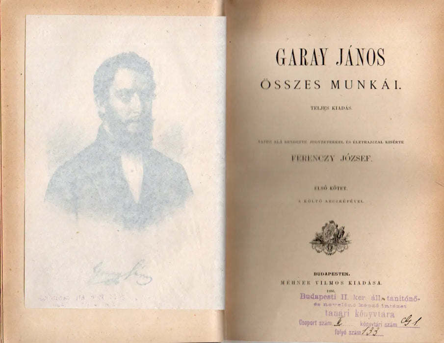 Garay János összes munkái I - V. - Oskola Antikvárium