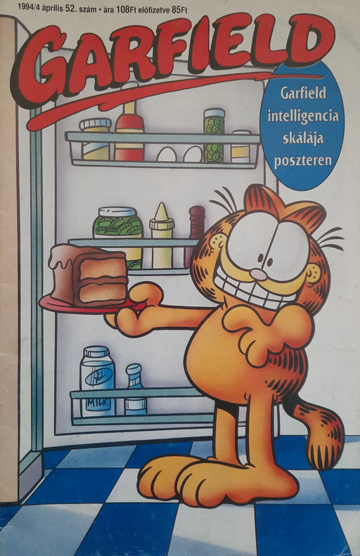 Garfield 1994/4 április 52. szám - Oskola Antikvárium