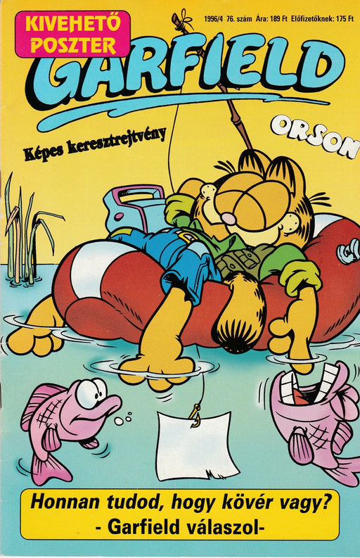 Garfield 1996/4 76. szám - Oskola Antikvárium