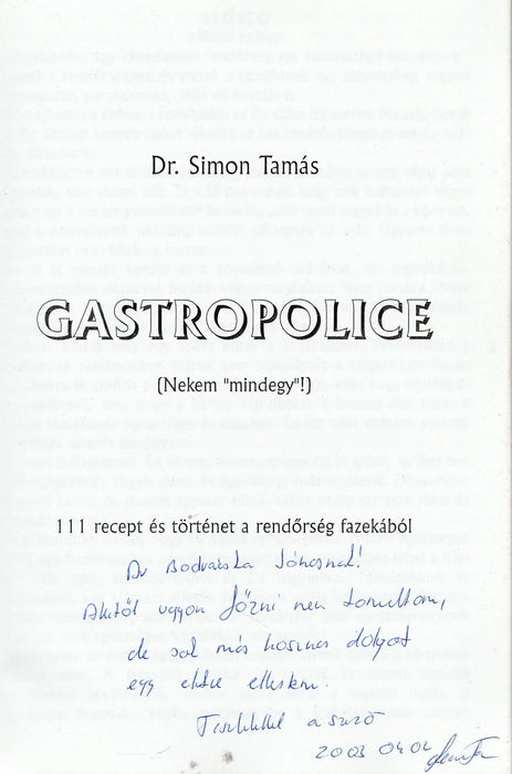 Gastropolice - Oskola Antikvárium