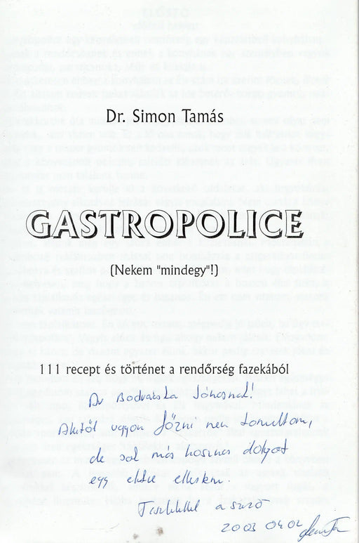 Gastropolice - Oskola Antikvárium