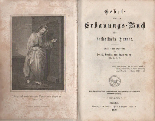 Gebet - und Erbauungs - Buch für katolische Kranke - Oskola Antikvárium
