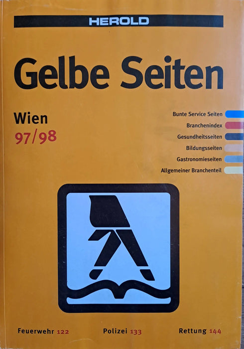 Gelbe Seiten Wien 97/98 - Oskola Antikvárium