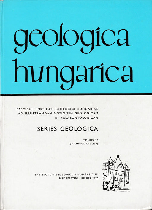 Geologica Hungarica 16. - Oskola Antikvárium