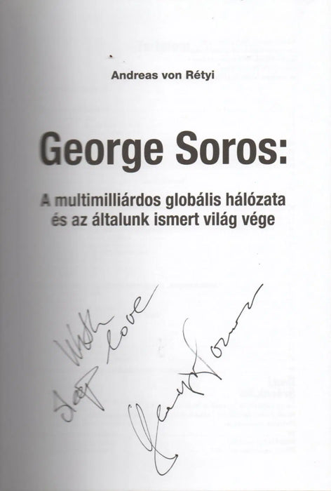 George Soros - Oskola Antikvárium