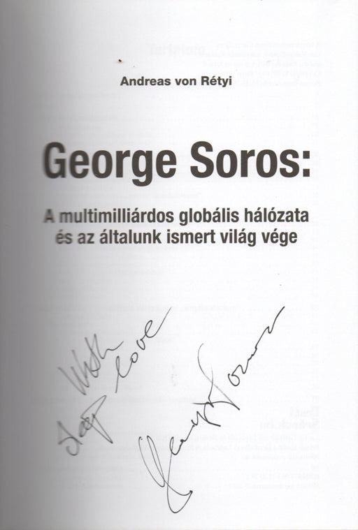 George Soros - Oskola Antikvárium