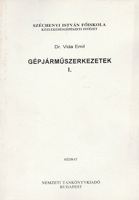 Gépjárműszerkezetek I. - Oskola Antikvárium
