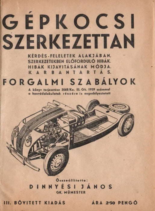 Gépkocsi szerkezettan - Oskola Antikvárium