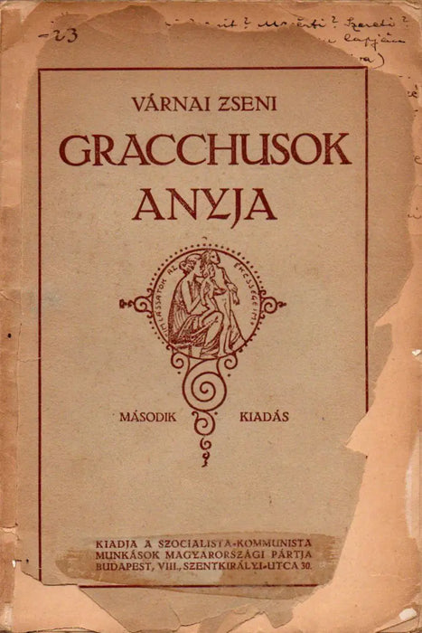 Gracchusok anyja - Oskola Antikvárium