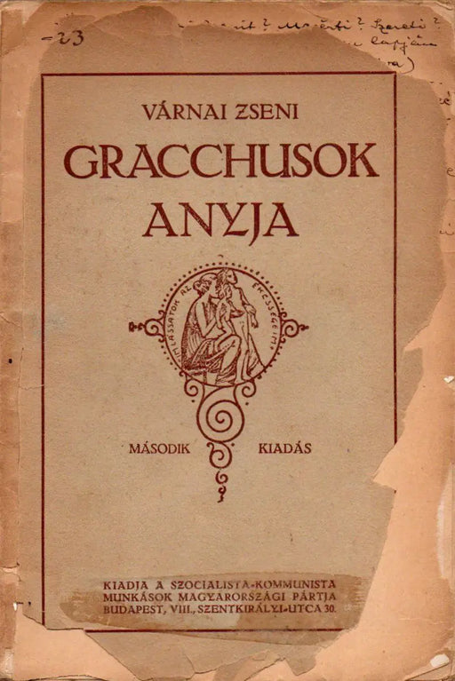 Gracchusok anyja - Oskola Antikvárium