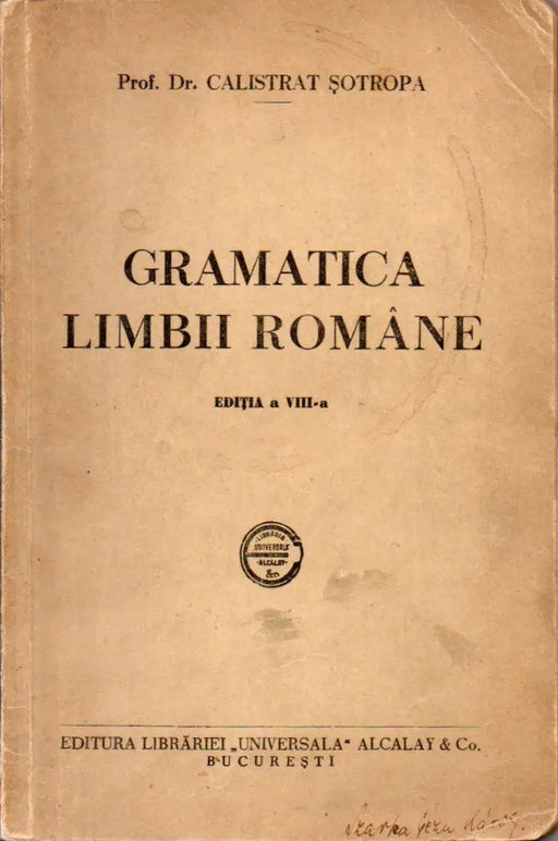 Gramatica limbii romane - Oskola Antikvárium