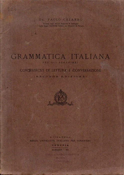 Grammatica italiana per gli stranieri - Oskola Antikvárium