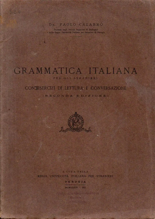 Grammatica italiana per gli stranieri - Oskola Antikvárium