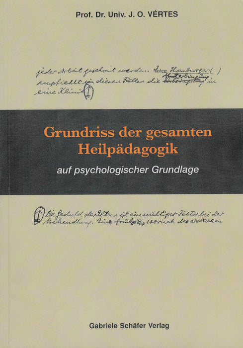 Grundriss der gesamten Heilpädagogik - Oskola Antikvárium