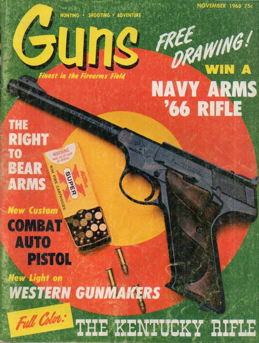 Guns Magazine - 1968. november - Oskola Antikvárium