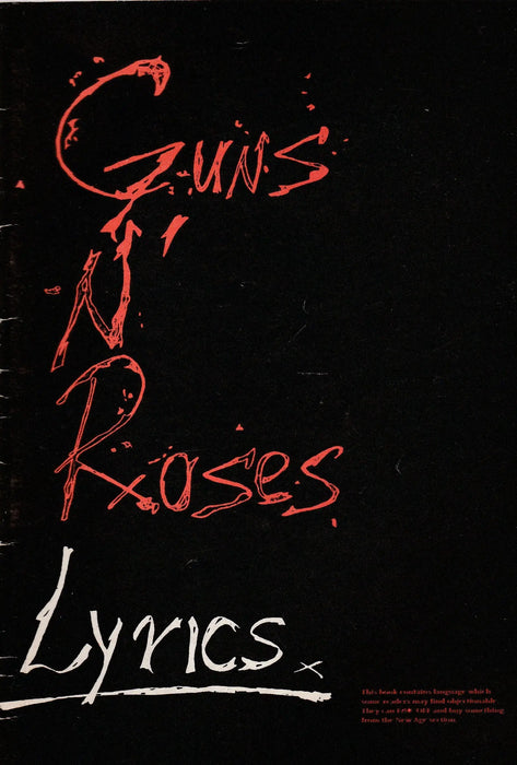Guns N' Roses Lyrics - Oskola Antikvárium