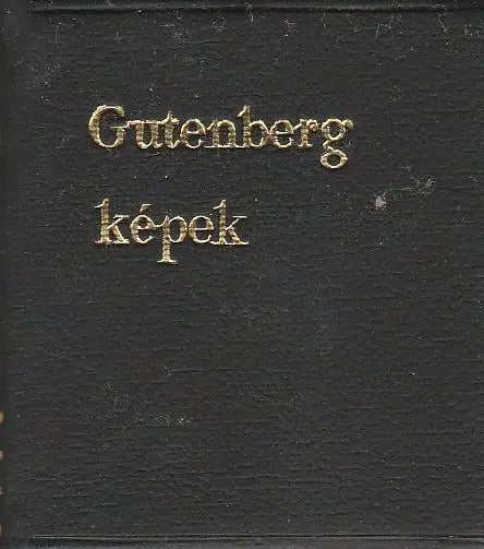 Gutenberg ábrázolások - Oskola Antikvárium