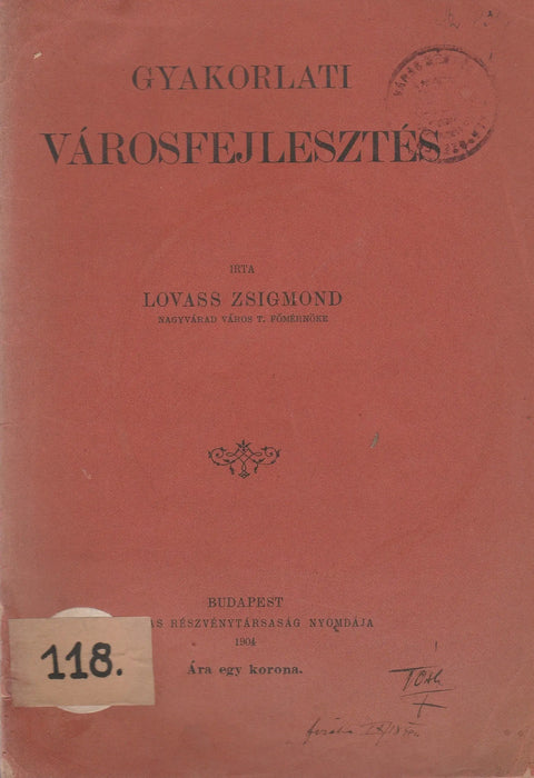 Gyakorlati városfejlesztés - Oskola Antikvárium