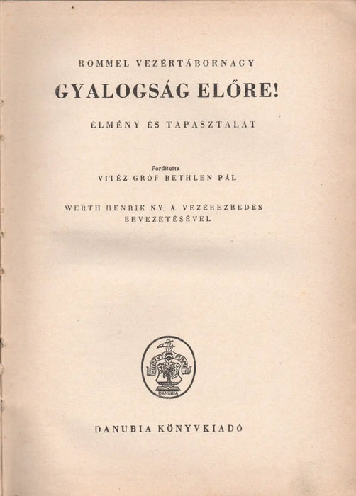 Gyalogság előre! - Oskola Antikvárium