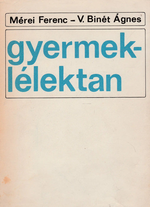 Gyermeklélektan - Oskola Antikvárium