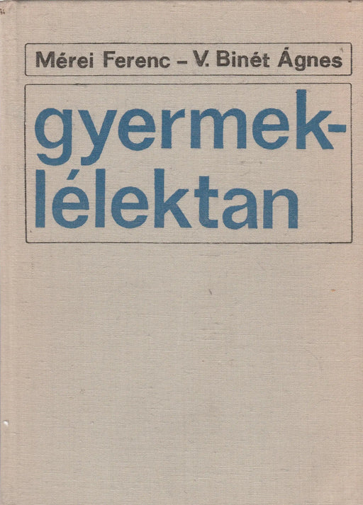 Gyermeklélektan - Oskola Antikvárium