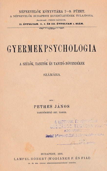 Gyermekpsychologia - Oskola Antikvárium