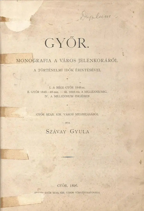 Győr - Oskola Antikvárium