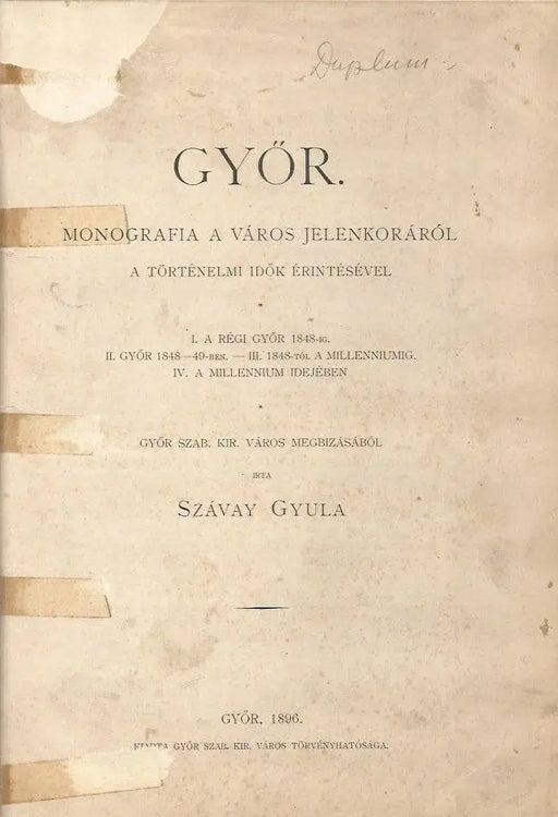 Győr - Oskola Antikvárium