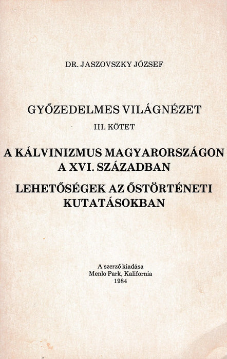 Győzedelmes világnézet III. - Oskola Antikvárium