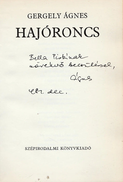 Hajóroncs - Oskola Antikvárium