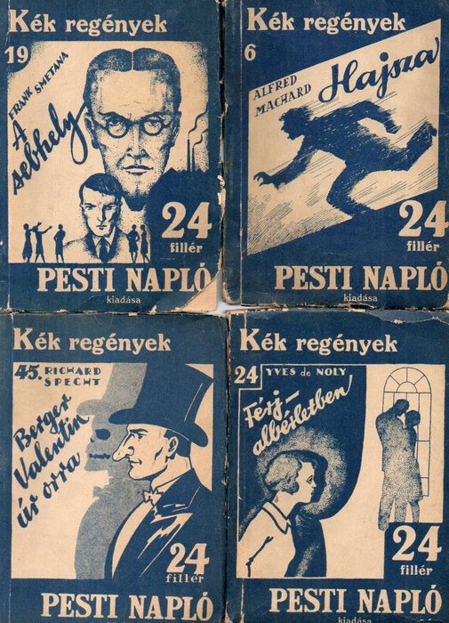 Hajsza / A sebhely / Férj - albérletben / Berger Valentin úr orra - Oskola Antikvárium