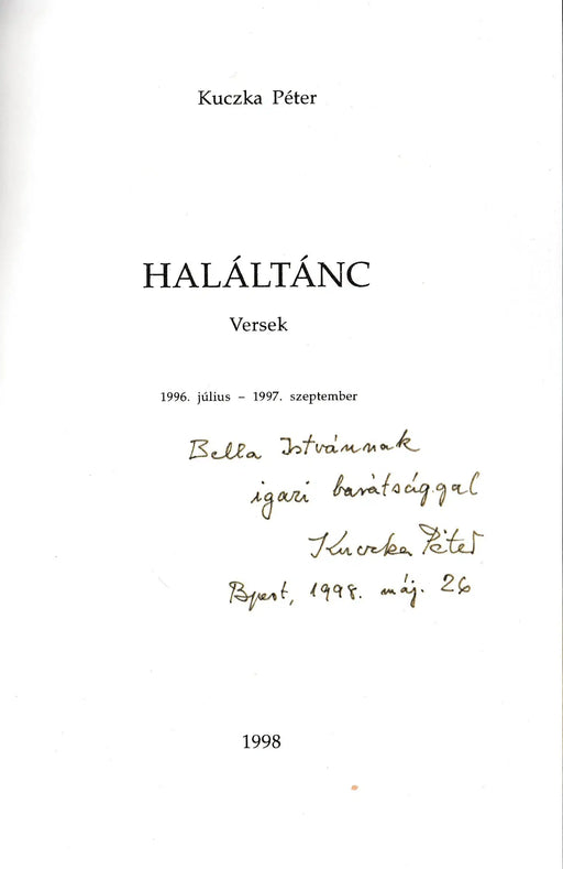 Haláltánc - Oskola Antikvárium