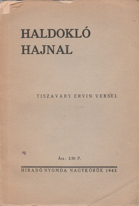 Haldokló hajnal - Oskola Antikvárium