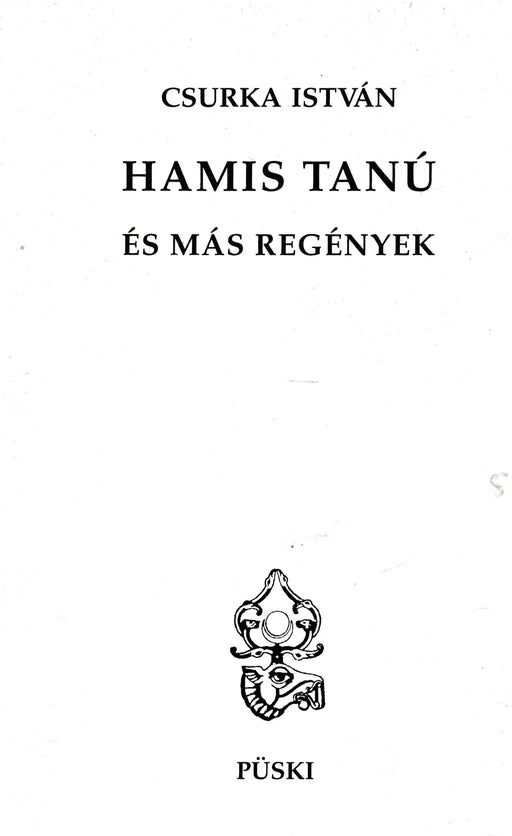 Hamis tanú - Oskola Antikvárium