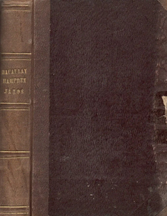 Hampden János. Pitt, Chatham Gróf. - Oskola Antikvárium