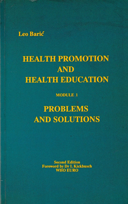 Handbook for a Modular Course in Health Promotion and Healt Education I. - Oskola Antikvárium