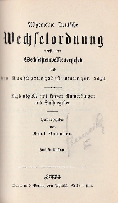 Handelsgesehbuch für das Deutsche Reich - Allgemeine Deutsche Wechselordnung - Konkursordnung für das Deutsche Reich - Oskola Antikvárium