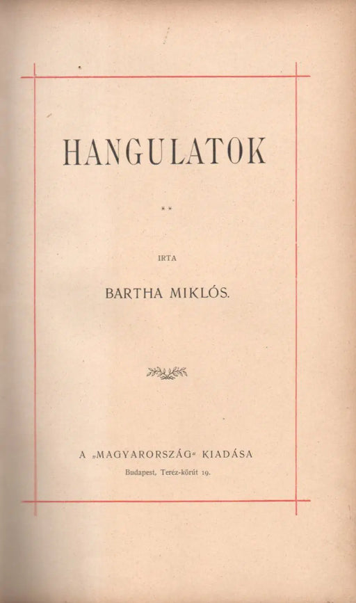 Hangulatok - Oskola Antikvárium