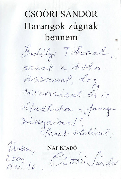 Harangok zúgnak bennem - Oskola Antikvárium