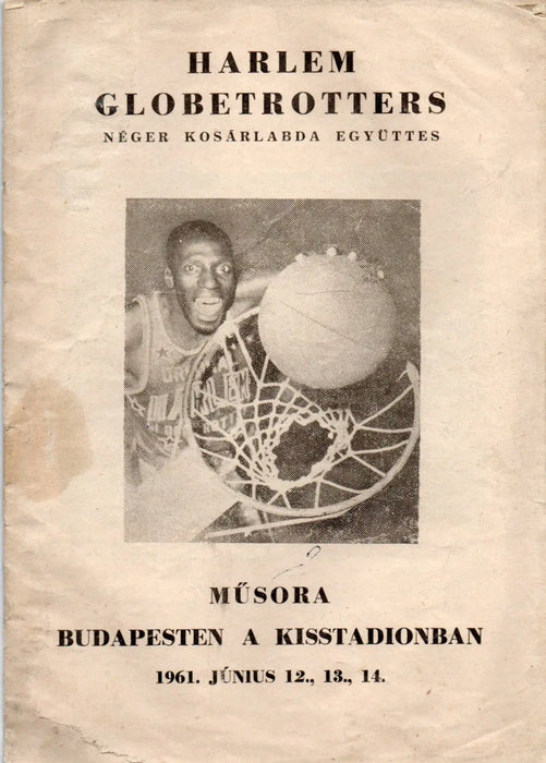 Harlem Globetrotters néger kosárlabda együttes műsora Budapesten a Kisstadionban - Oskola Antikvárium