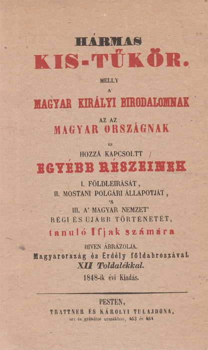 Hármas kis - tükör - Oskola Antikvárium