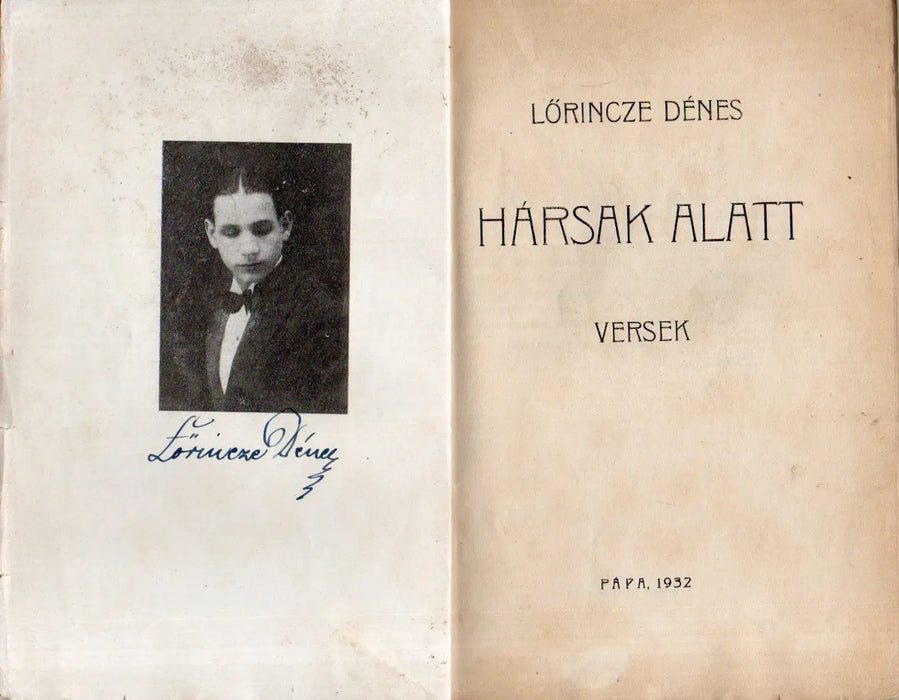 Hársak alatt - Oskola Antikvárium